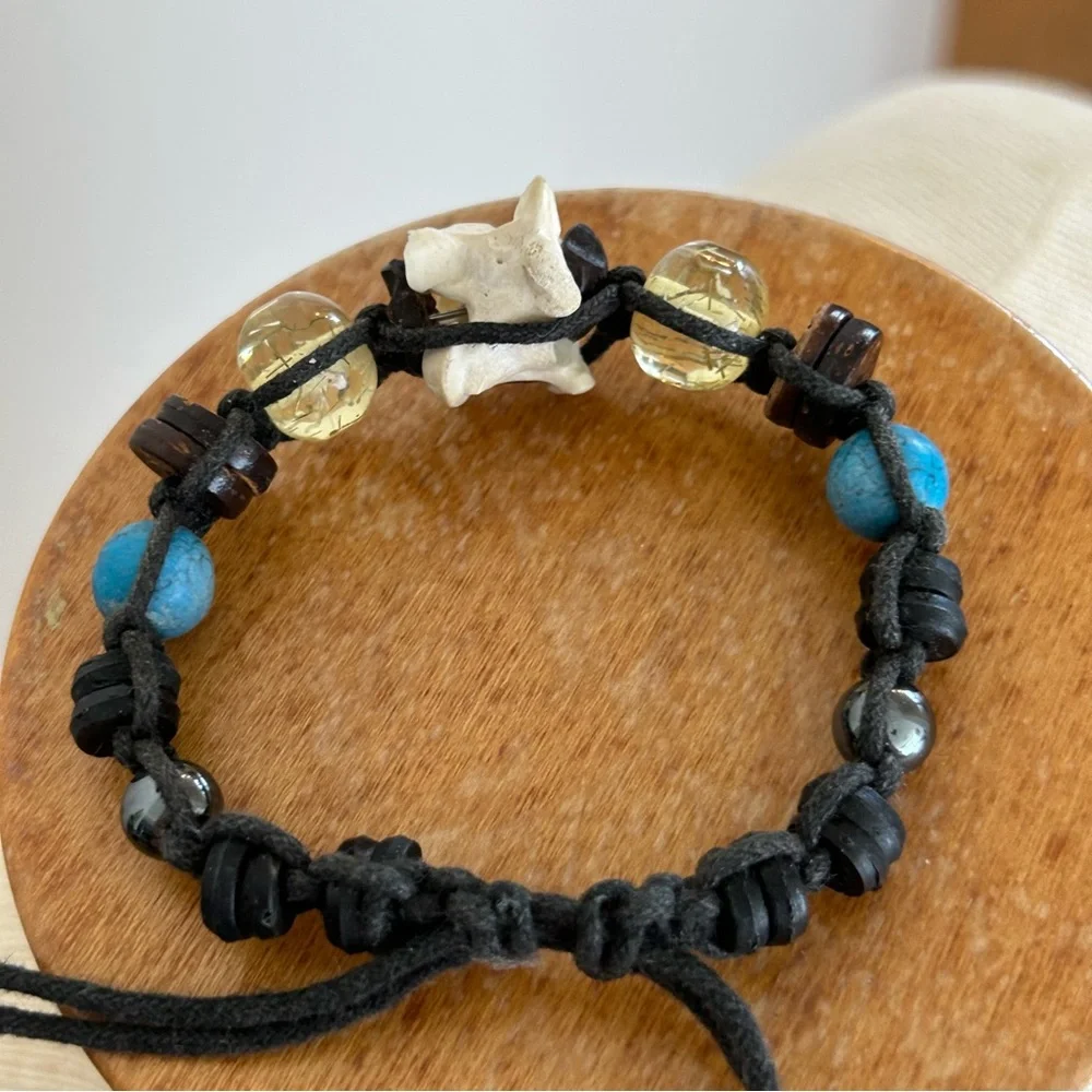 Handmade Ethnic Woven Bead Bracelet